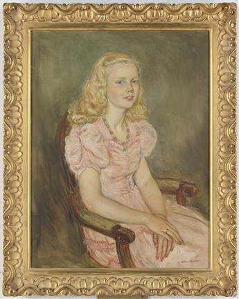 ELIASZ KANAREK Portrait of a Dorothea Vogel.